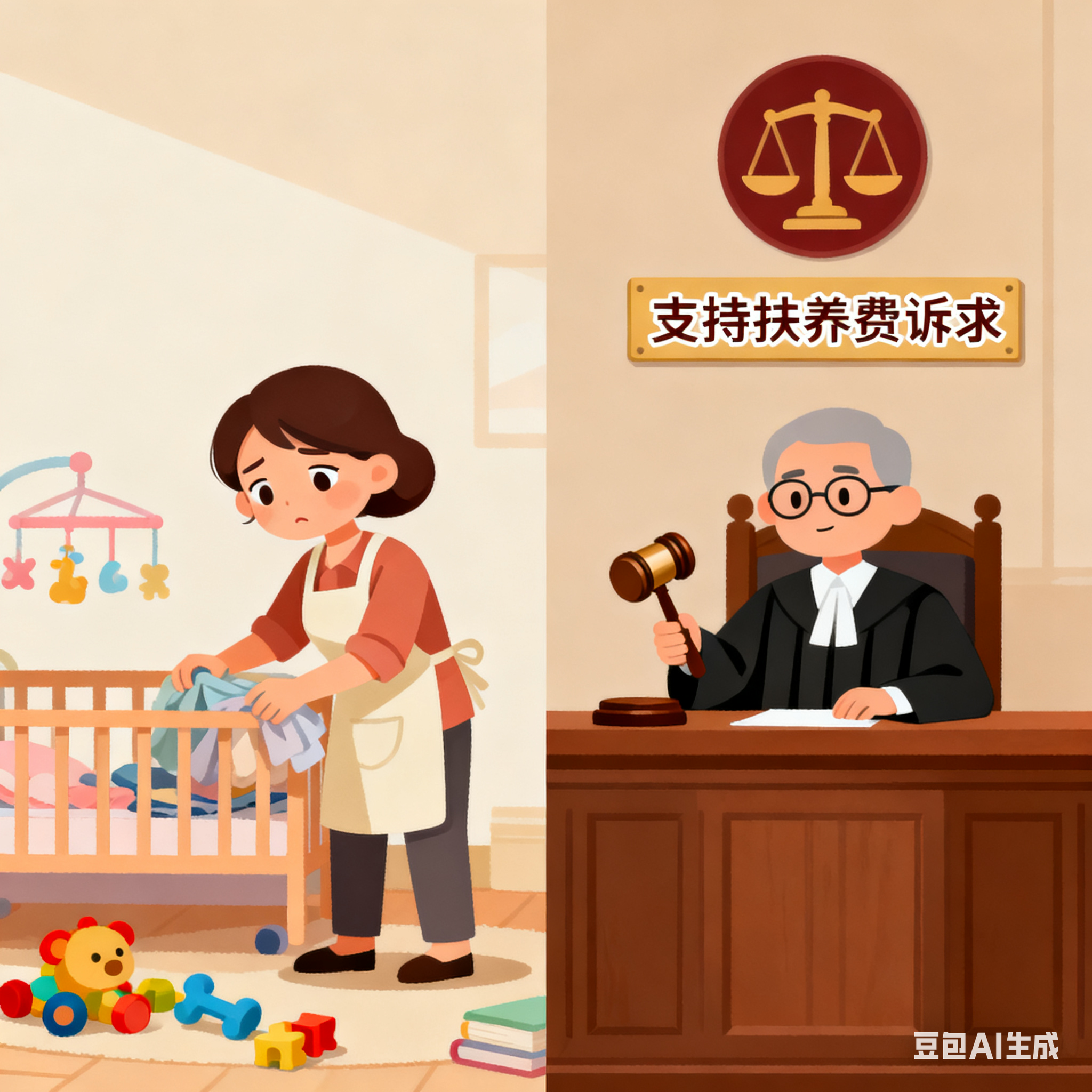 婚姻家事|（转载）妻子全职居家照料家庭陷入经济困境； 一女子诉请丈夫给付扶养费获法院支持