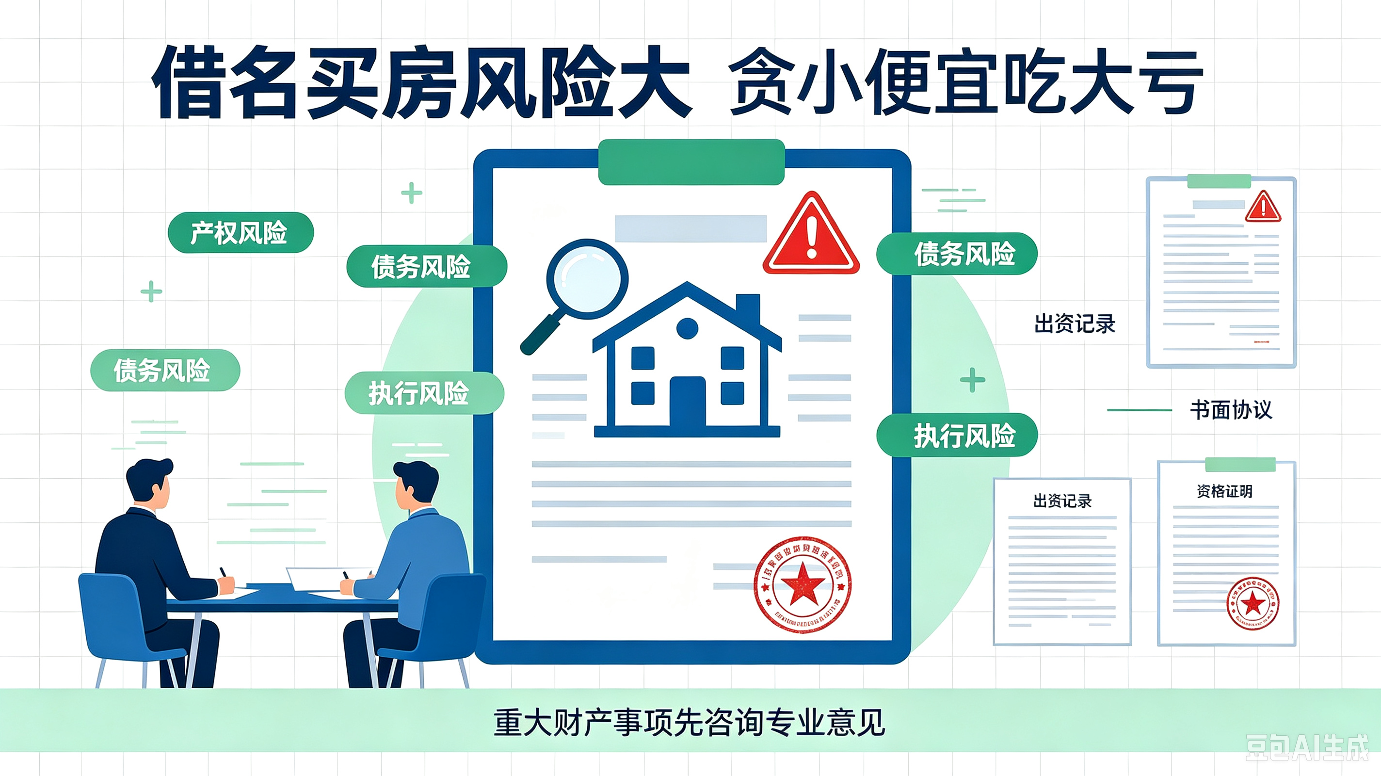 房产动迁|（转载）借“名”买房风险大，贪小便宜吃大亏